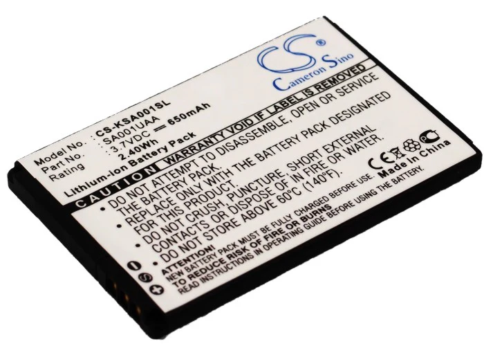 CS-KSA001SL : Battery for Sanyo IS01, SA001, SA002 - Replaces Sanyo P05, SA001UAA