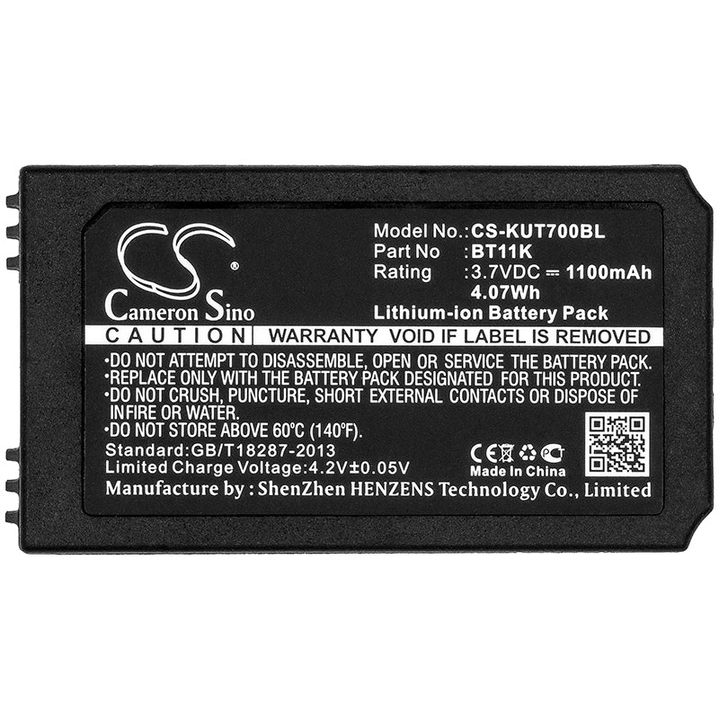 CS-KUT700BL : Battery for Ikusi T70/2, IK2, T70/2 iKontrol and others - Replaces Ikusi BT11K - Image 3