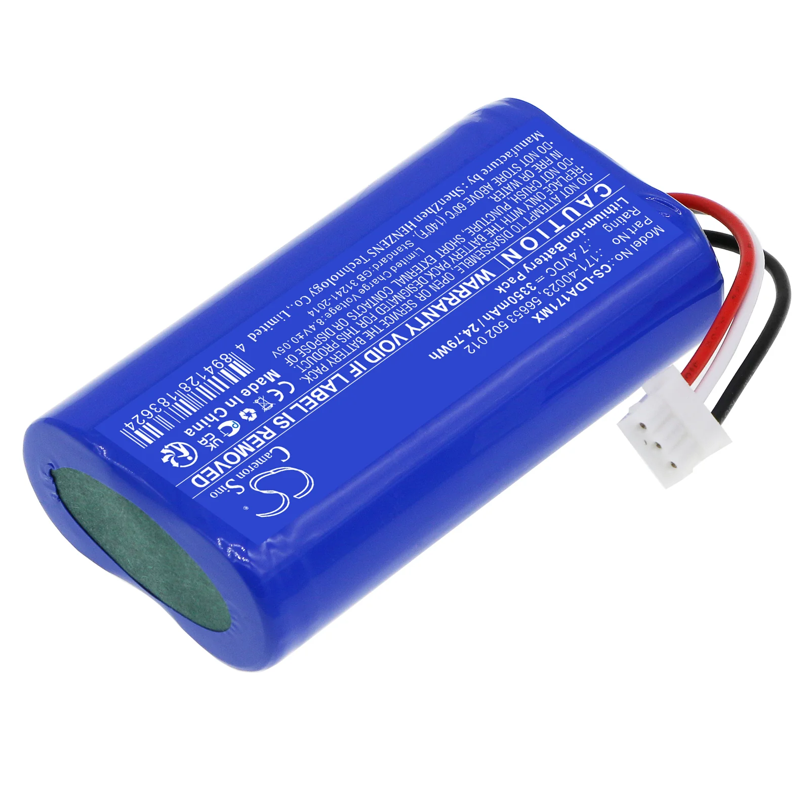 CS-LDA171MX : Battery for Laerdal Resusci Anne QCPR - Replaces Laerdal 171-40023, 56653 502 012 - Image 2