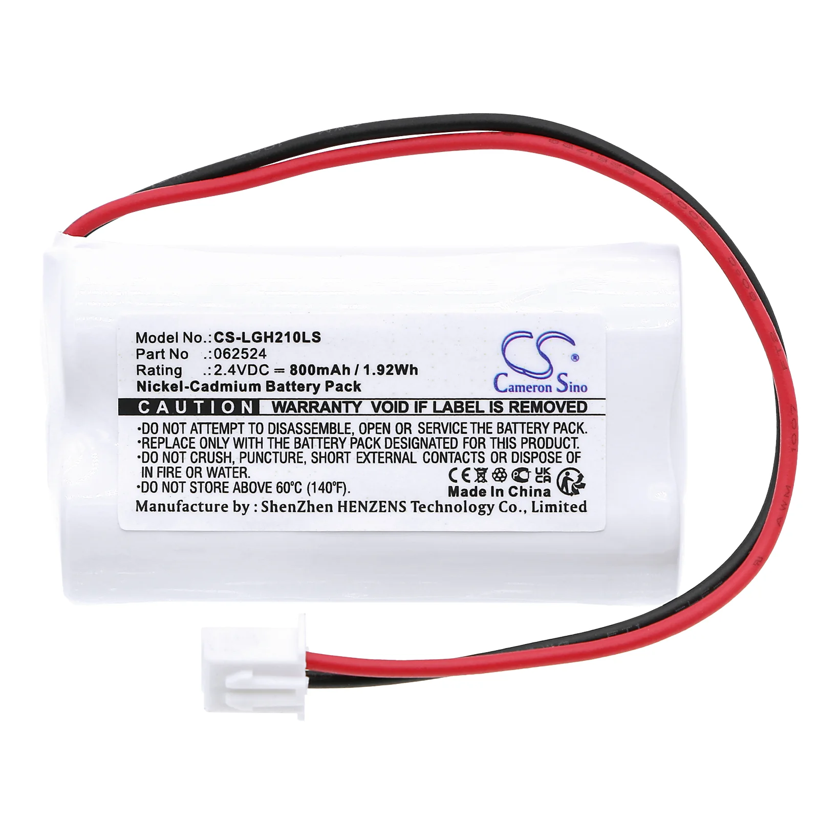CS-LGH210LS : Battery for Legrand U21LED 70LM, BAES, BAEH and others - Replaces Legrand 062524, 062574, MGN0772 and others - Image 3
