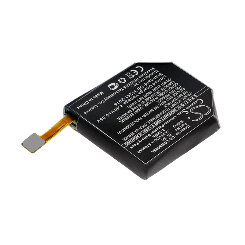 CS-LGW600SL : Battery for LG Watch Urbane Edition LTE - Replaces LG BL-S6 - Image 2