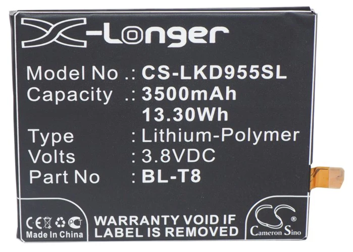 CS-LKD955SL : Battery for LG LS995, Chameleon, D950 and others - Replaces LG BL-T8, EAC62118701 - Image 5