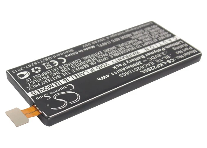 CS-LKF220SL : Battery for LG Optimus GK, F220S, F220K and others - Replaces LG BL-T6, EAC62018603 - Image 4