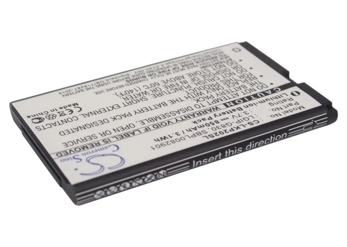 CS-LKP202SL : Battery for LG KG120, KP202, KG202 and others - Replaces LG LGIP-G830 - Image 2
