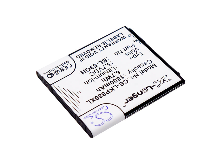 CS-LKP880XL : Battery for LG P880, Optimus 4X HD, Optimus LTE II and others - Replaces LG BL-53QH, EAC61878605, EAC61898401 and others - Image 2