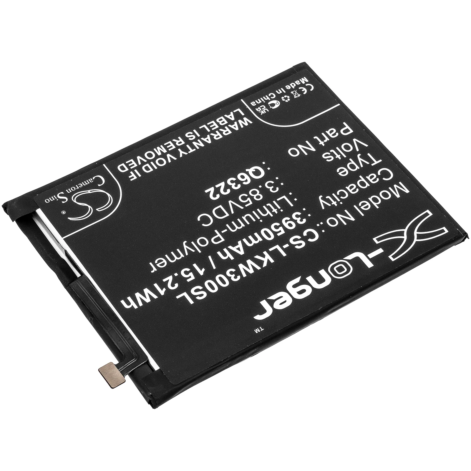 CS-LKW300SL : Battery for LG W30 - Replaces LG Q6322 - Image 4