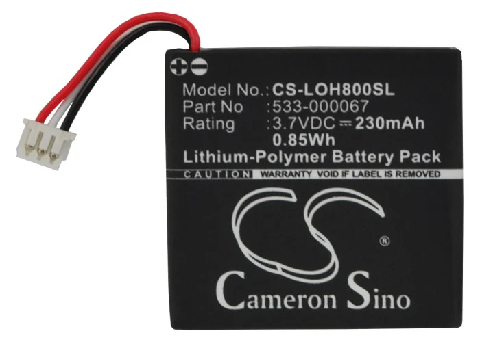 CS-LOH800SL : Battery for Logitech H800 - Replaces Logitech 533-000067, AHB472625PST, L/N: 1109 and others - Image 5