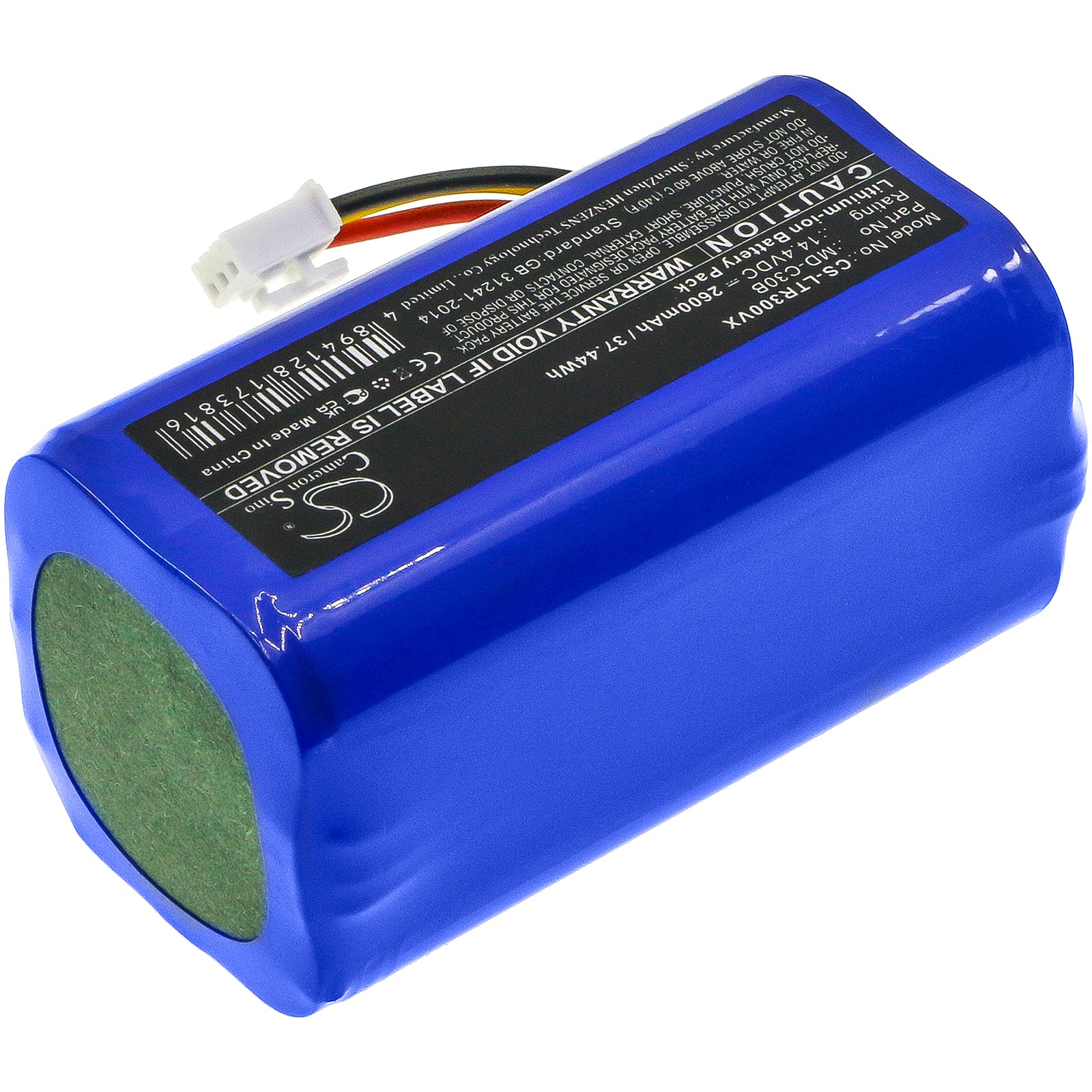 CS-LTR300VX : Battery for Liectroux E30, C30B, C30B 2D and others - Replaces Liectroux MD-C30B - Image 2