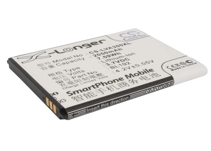 CS-LVA300XL : Battery for Lenovo A300, A590, A750 - Replaces Lenovo BL192