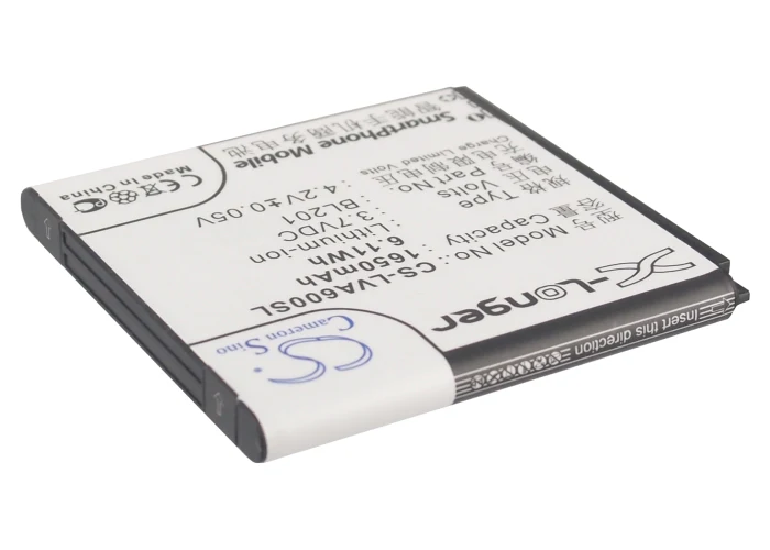 CS-LVA600SL : Battery for Lenovo A60+ - Replaces Lenovo BL201 - Image 2