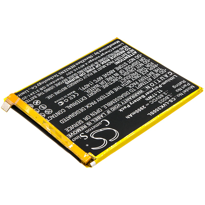 CS-LVK350SL : Battery for Lenovo K5, K5 Dual SIM, K350t - Replaces Lenovo LB003 - Image 2