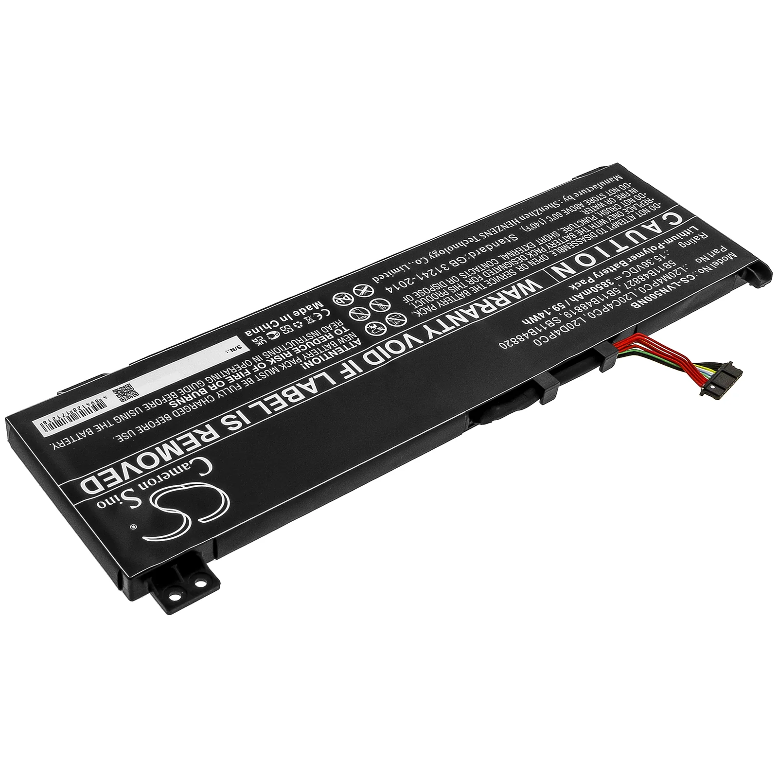 CS-LVN500NB : Battery for Lenovo Legion 5-15ACH6A, Legion 5-15ACH6, Legion 5-15ACH6H and others - Replaces Lenovo L20C4PC0, L20M4PC0, 5B11B48827 and others - Image 2