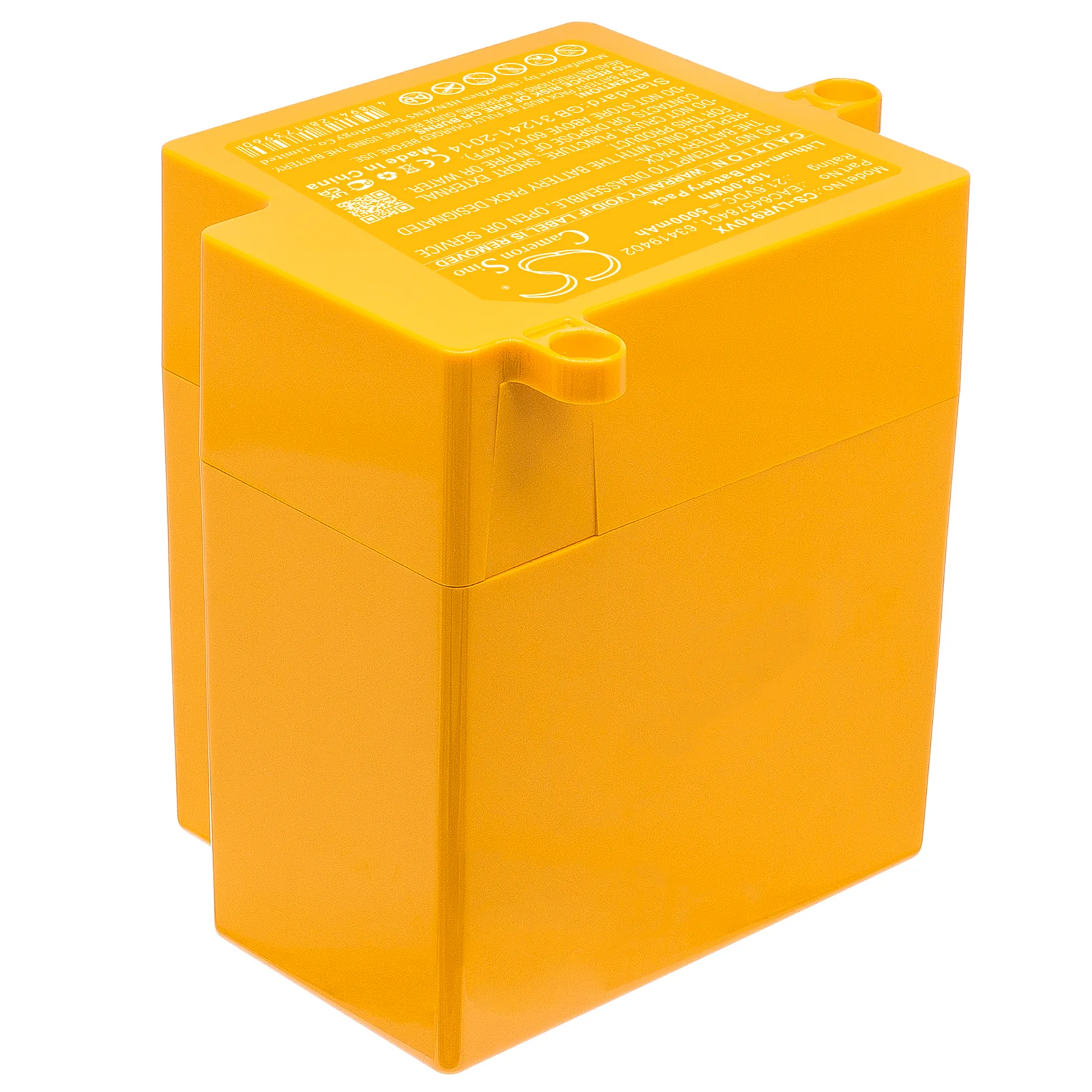 CS-LVR910VX : Battery for LG CordZero R9, R9MASTER, CordZero R87 and others - Replaces LG EAC64578401, EAC64578402, EAC63419401 and others
