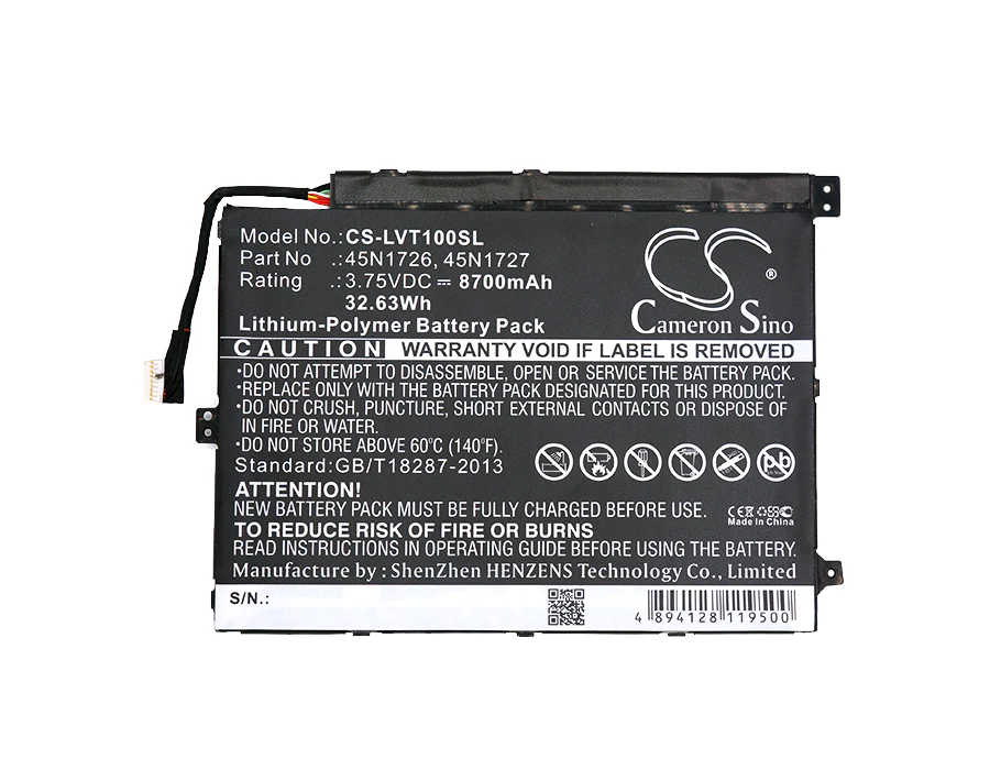 CS-LVT100SL : Battery for Lenovo Thinkpad 10, Z3795 - Replaces Lenovo 45N1726, 45N1727, 45N1728 and others - Image 5