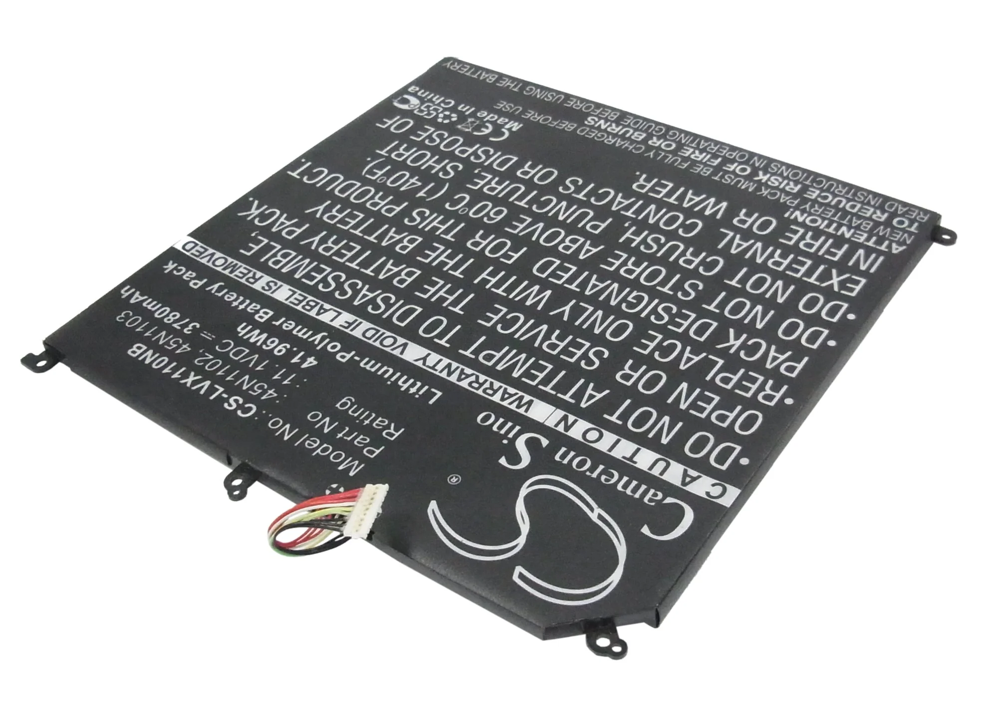 CS-LVX110NB : Battery for Lenovo Thinkpad x1 helix, ThinkPad Helix(20CGA01QCD), ThinkPad Helix(20CG004JCD) and others - Replaces Lenovo 45N1102, 45N1103 - Image 2