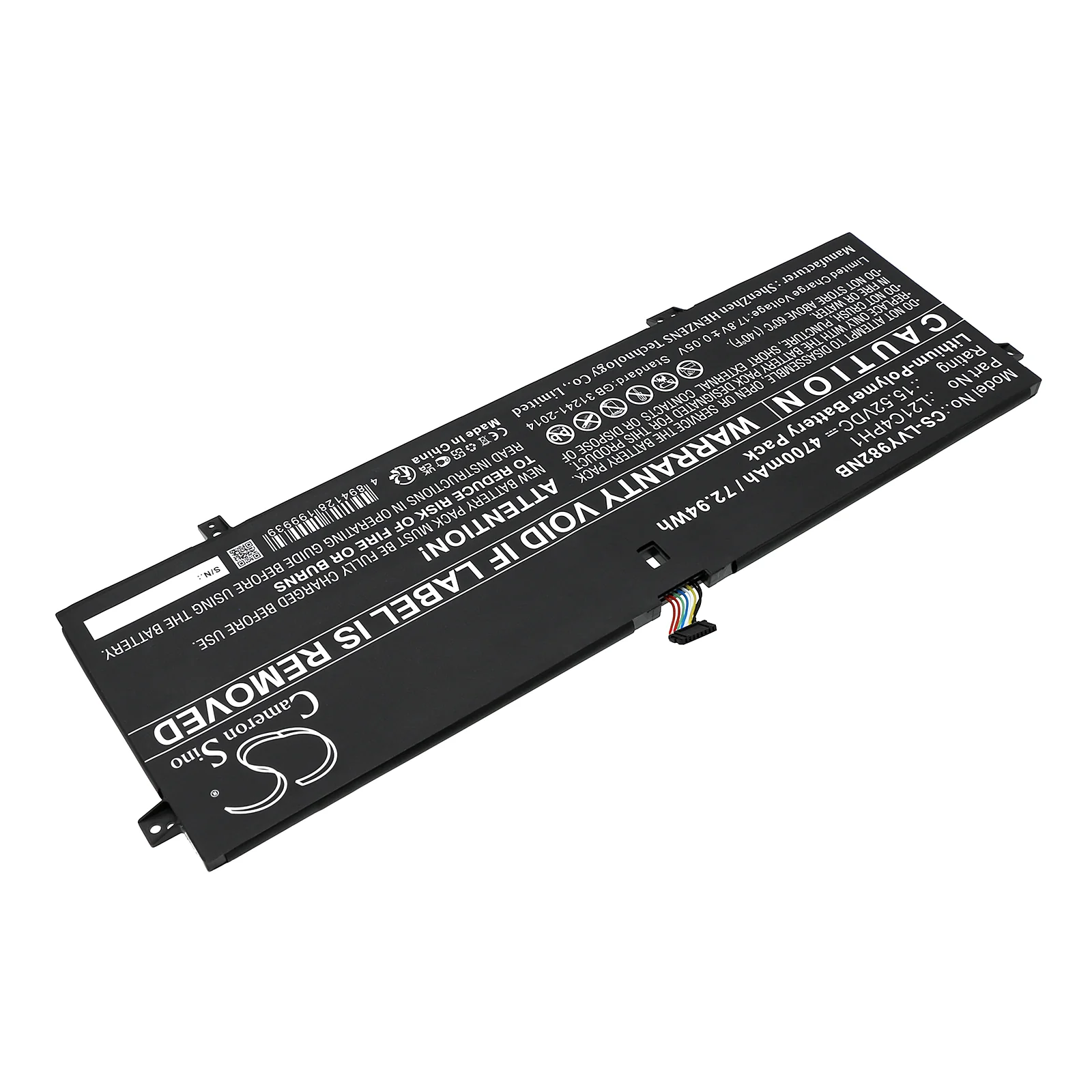 CS-LVY982NB : Battery for Lenovo Yoga Slim 9 14IAP7 82T0001ETA, Yoga Slim 9 14IAP7 82T0001XUK, Yoga Slim 9 14IAP7 82T0002ESA and others - Replaces Lenovo 5B11F35903, 5B11F35905, 5B11F35906 and others - Image 5