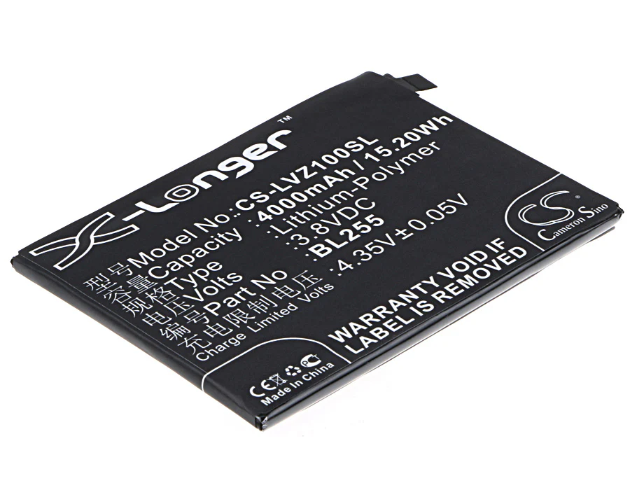CS-LVZ100SL : Battery for Lenovo Zuk Z1, Z1221, Z1221 DUAL SIM - Replaces Lenovo BL255