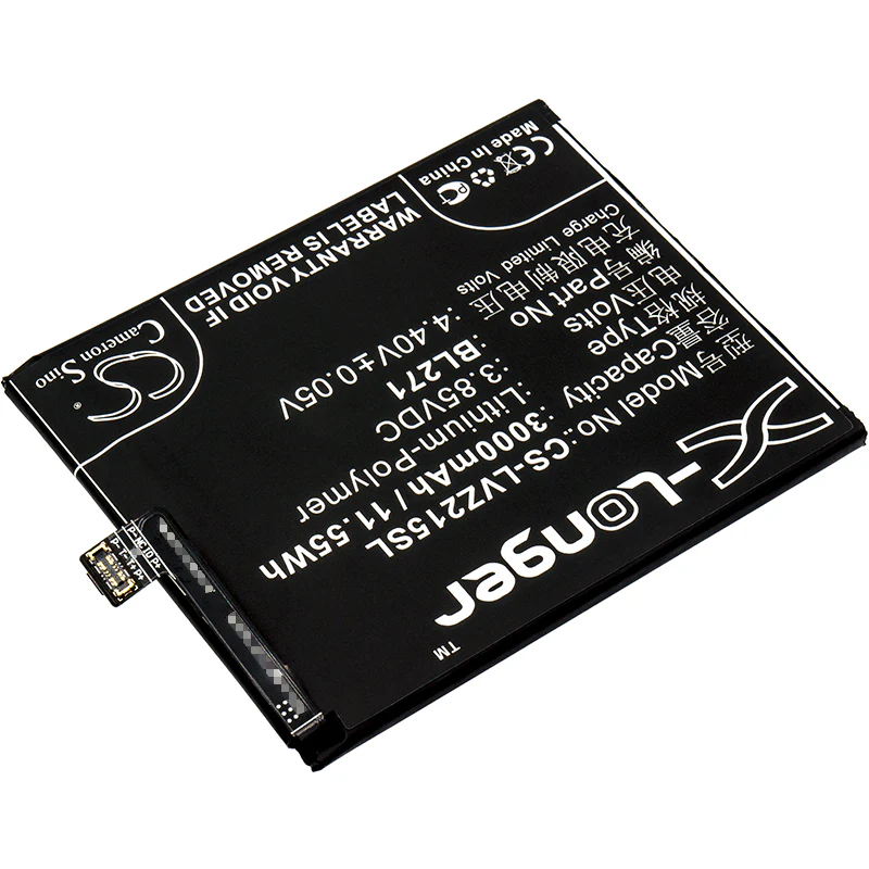 CS-LVZ215SL : Battery for Lenovo ZUK Edge, Z2151, ZUK Edge Premium Edition and others - Replaces Lenovo BL271 - Image 3