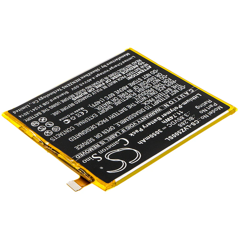 CS-LVZ500SL : Battery for Lenovo Zuk Z5, L78011, L78012 - Replaces Lenovo BL288 - Image 2
