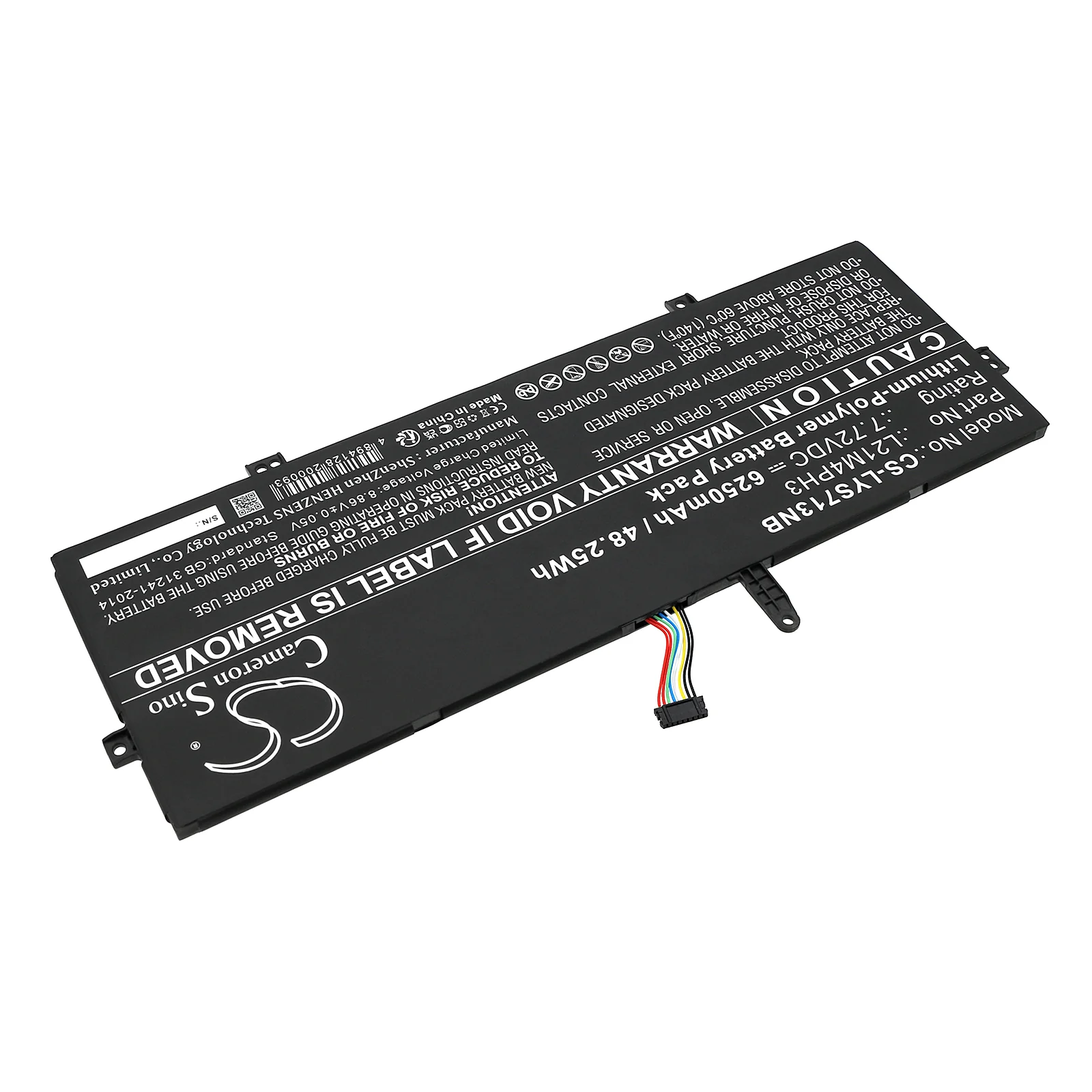 CS-LYS713NB : Battery for Lenovo Yoga Slim 7 Carbon 13IAP7 82U9003GPB, Yoga Slim 7 Carbon 13IAP7 82U90040AX, Yoga Slim 7 Carbon 13IAP7 82U9004GMX and others - Replaces Lenovo L21C4PH3, L21D4PH3, L21L4PH3 and others - Image 2