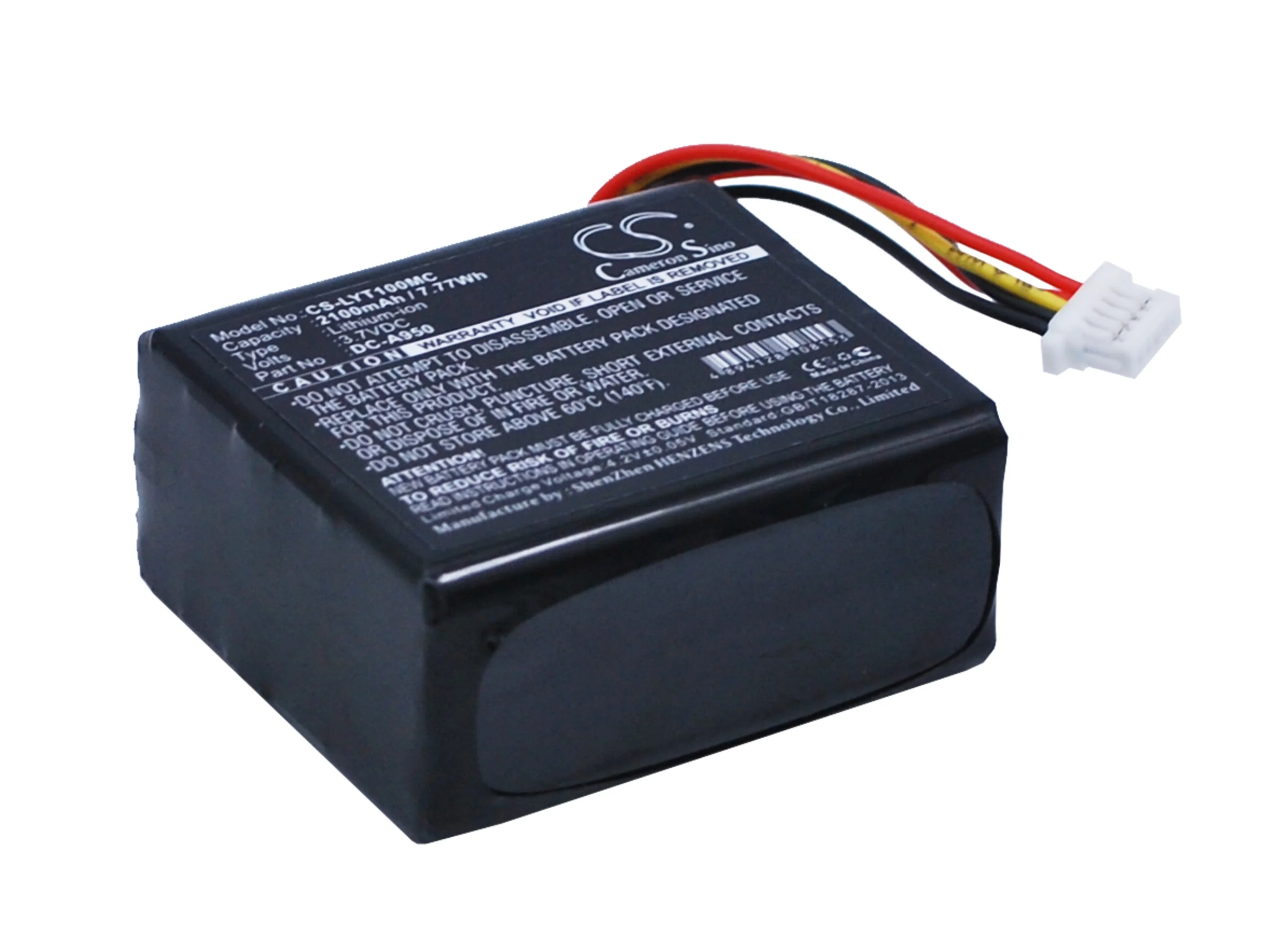 CS-LYT100MC : Battery for LYTRO ILLum A1, ILLum F1 - Replaces LYTRO DC-A950 - Image 2