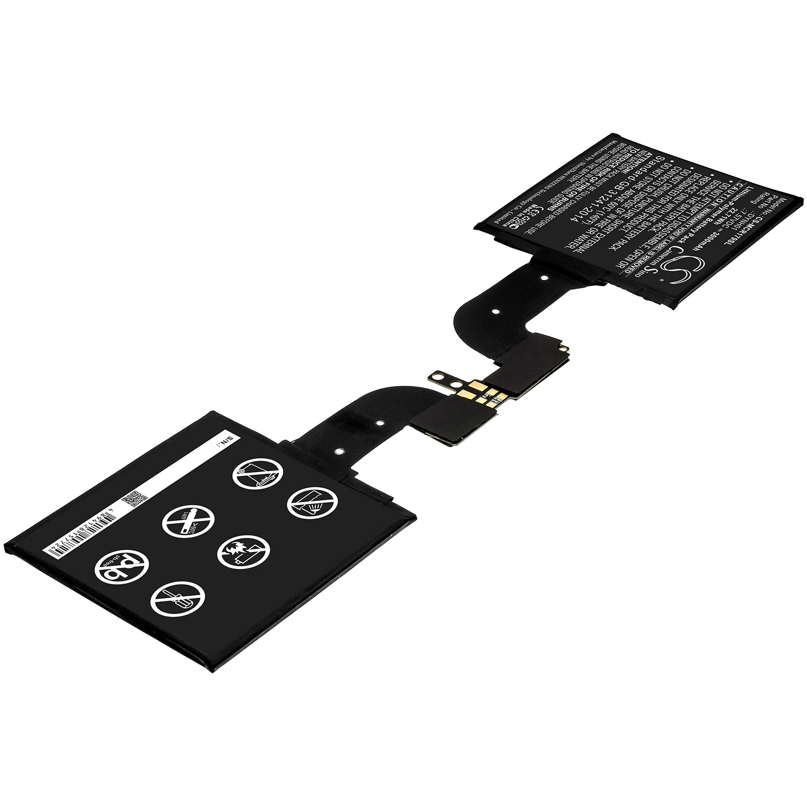 CS-MCR179SL : Battery for Microsoft Surface Book 2 1793 15, Surface Book 2 1793 - Replaces Microsoft DYNH01 - Image 2
