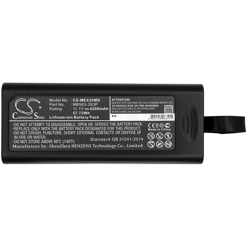 CS-MEX20MD : Battery for Mindray T5, T6, T8 and others - Replaces Mindray MB583-3S3P, LI23S002A, 022-000008-00 and others - Image 5