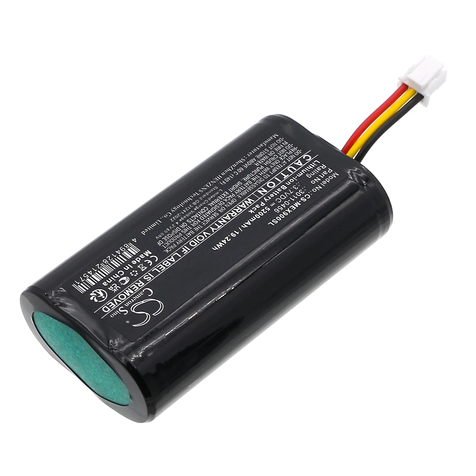 CS-MEX900SL : Battery for Minelab ELITE detectors, Equinox 700, Equinox 900 and others - Replaces Minelab 3011-0456, 3011-0486, 3030-0046 and others - Image 5