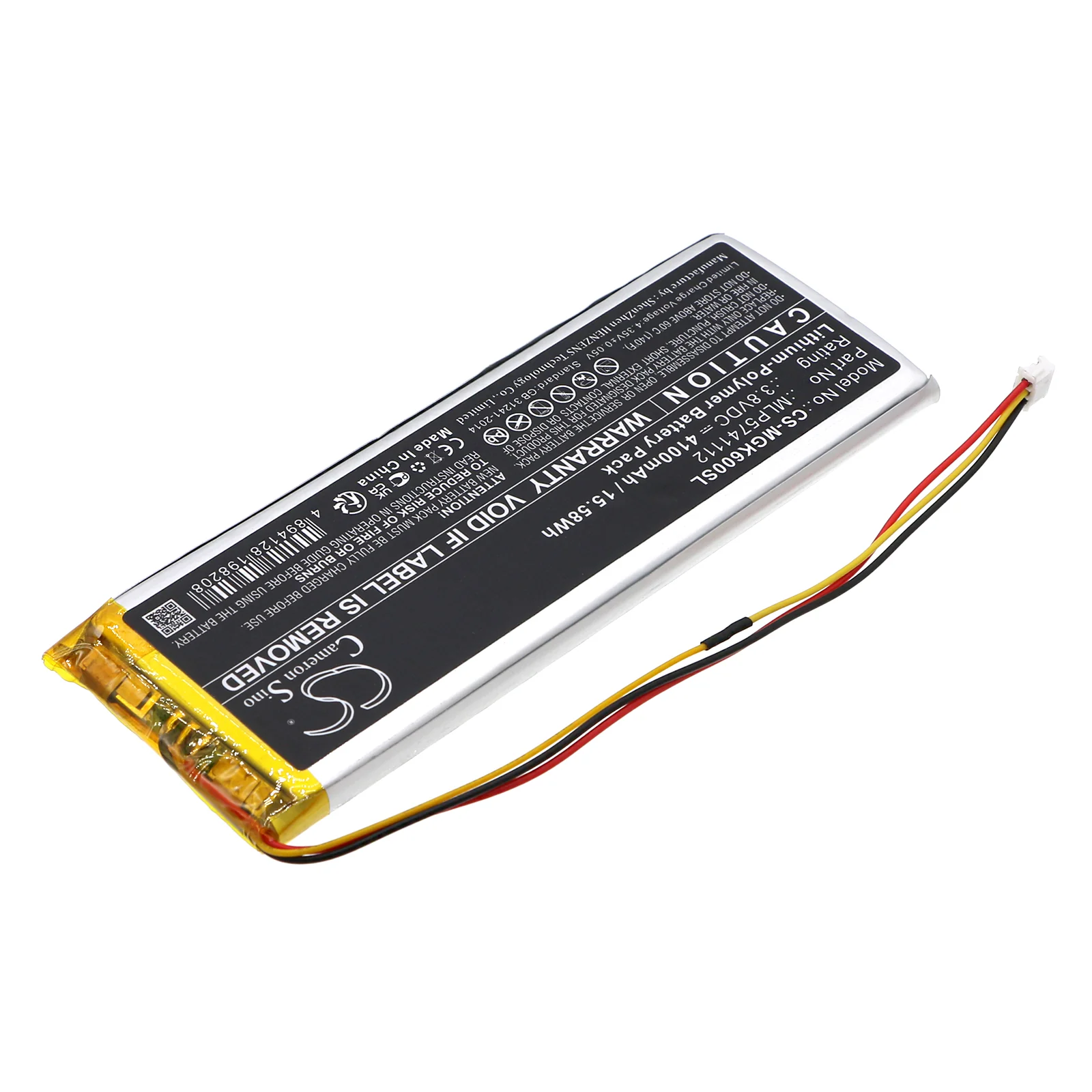 CS-MGK600SL : Battery for MelGeek Mojo60 - Replaces MelGeek MLP5741112 - Image 2