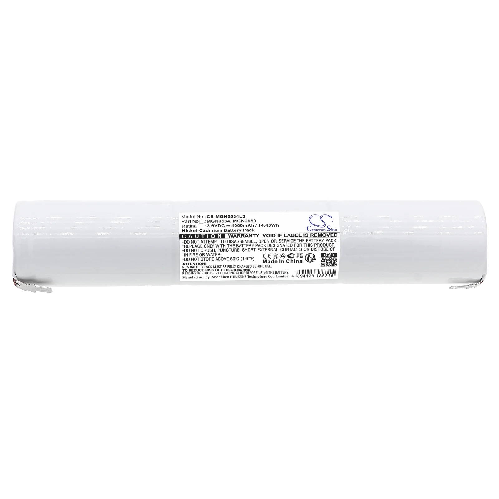 CS-MGN0534LS : Battery for Schneider TD110333, OVA58985, 130041 and others - Replaces Schneider MGN0534, MGN0889 - Image 3