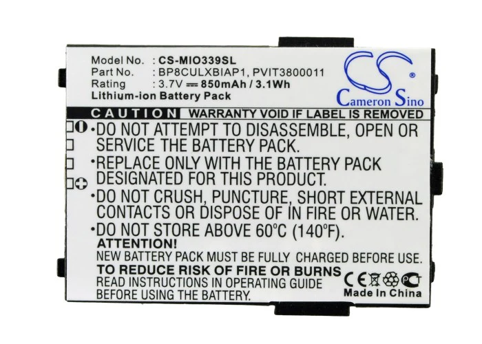 CS-MIO339SL : Battery for Viewsonic V36 - Replaces Viewsonic BP8CULXBIAP1, PVIT3800011 - Image 5