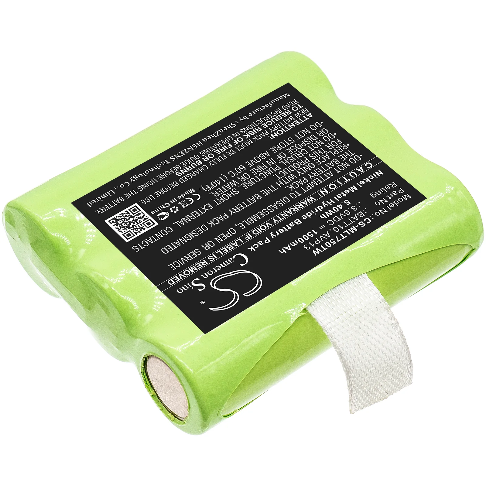 CS-MLT750TW : Battery for Midland T71, T75, T77 and others - Replaces Midland BATT10, AVP13, PB-X7 - Image 2