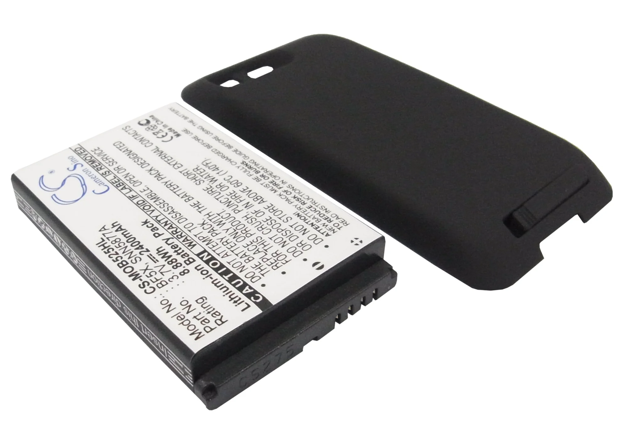 CS-MOB525HL : Battery for Motorola MB525, MB520, Defy - Replaces Motorola BF5X, SNN5877A - Image 2
