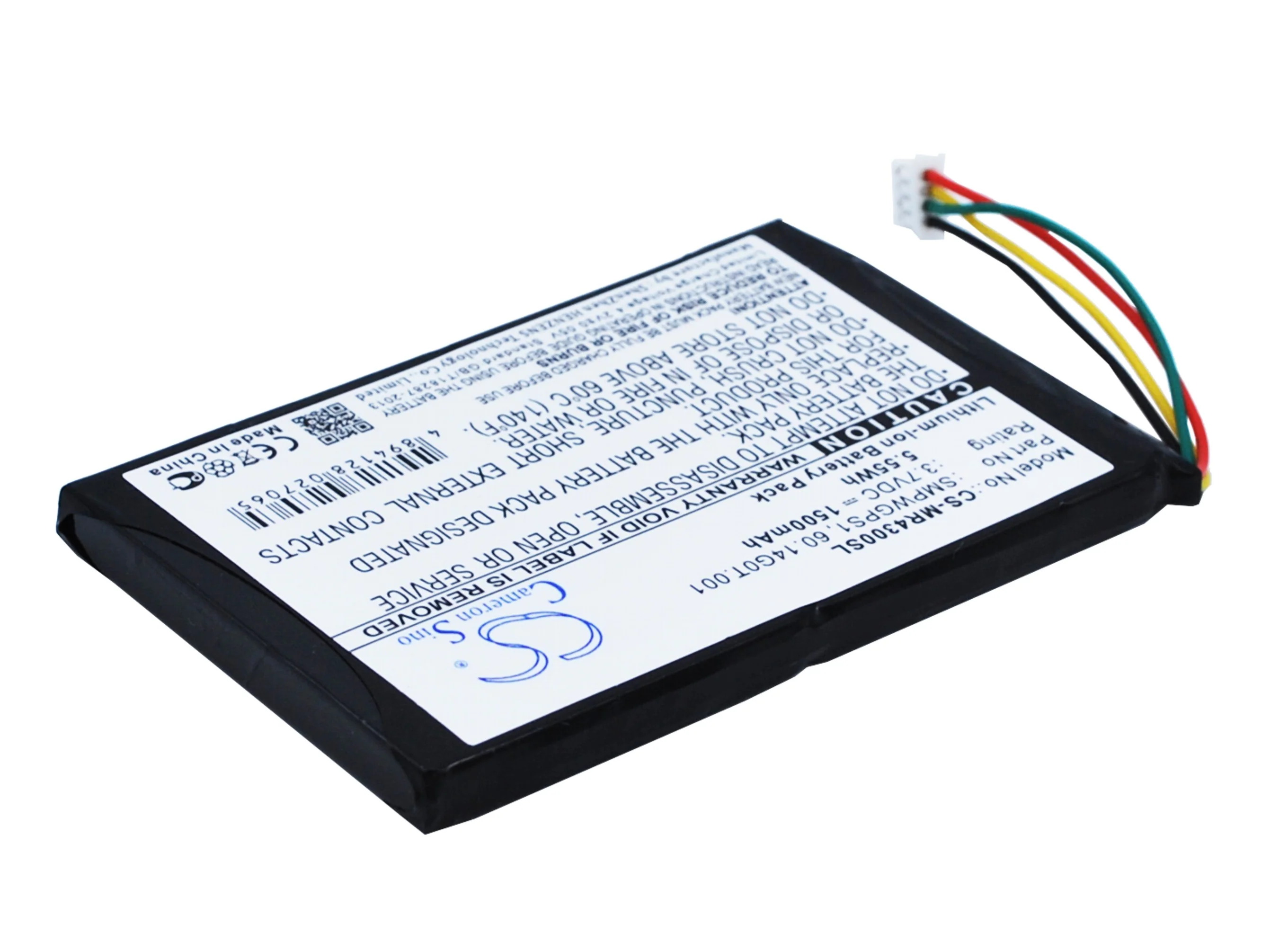 CS-MR4300SL : Battery for Magellan Maestro 4300, Maestro 4350, Maestro 4370 - Replaces Magellan SMPWGPS1, 60.14G0T.001 - Image 3