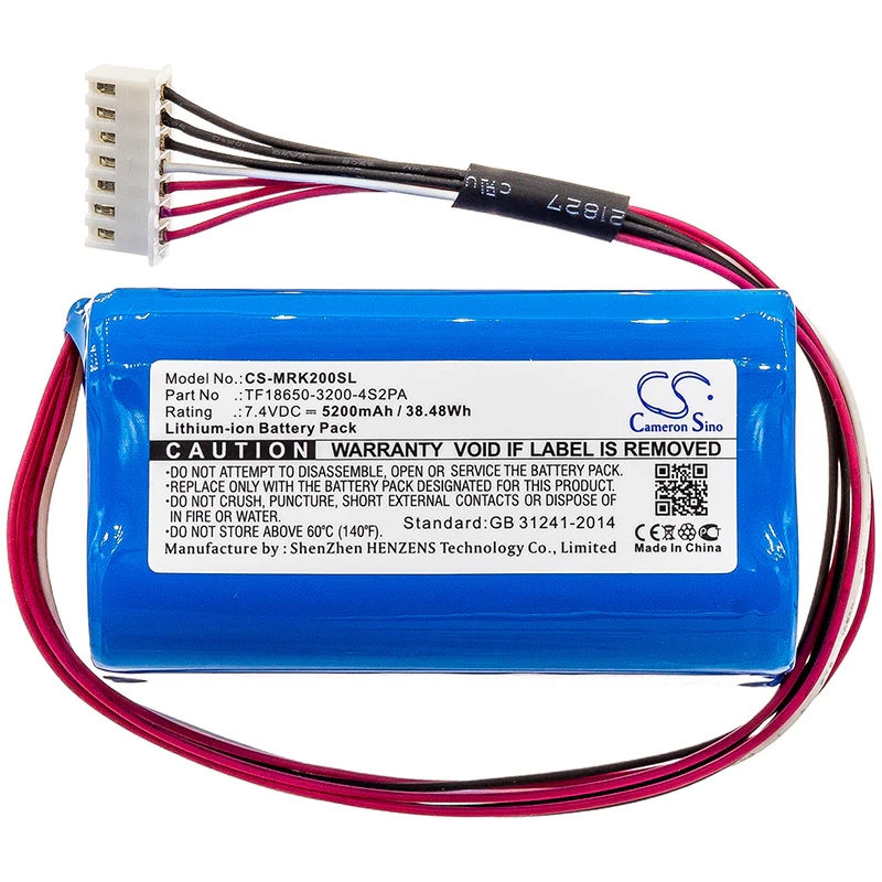 CS-MRK200SL : Battery for Marshall Kilburn II, Kilburn II V2 - Replaces Marshall TF18650-3200-4S2PA, C196A1, 7252-XML-SP - Image 3