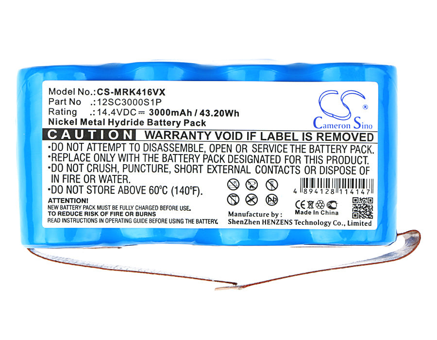 CS-MRK416VX : Battery for Fun Beat VacuSmart 700 - Replaces Mamirobot 12SC3000S1P - Image 5