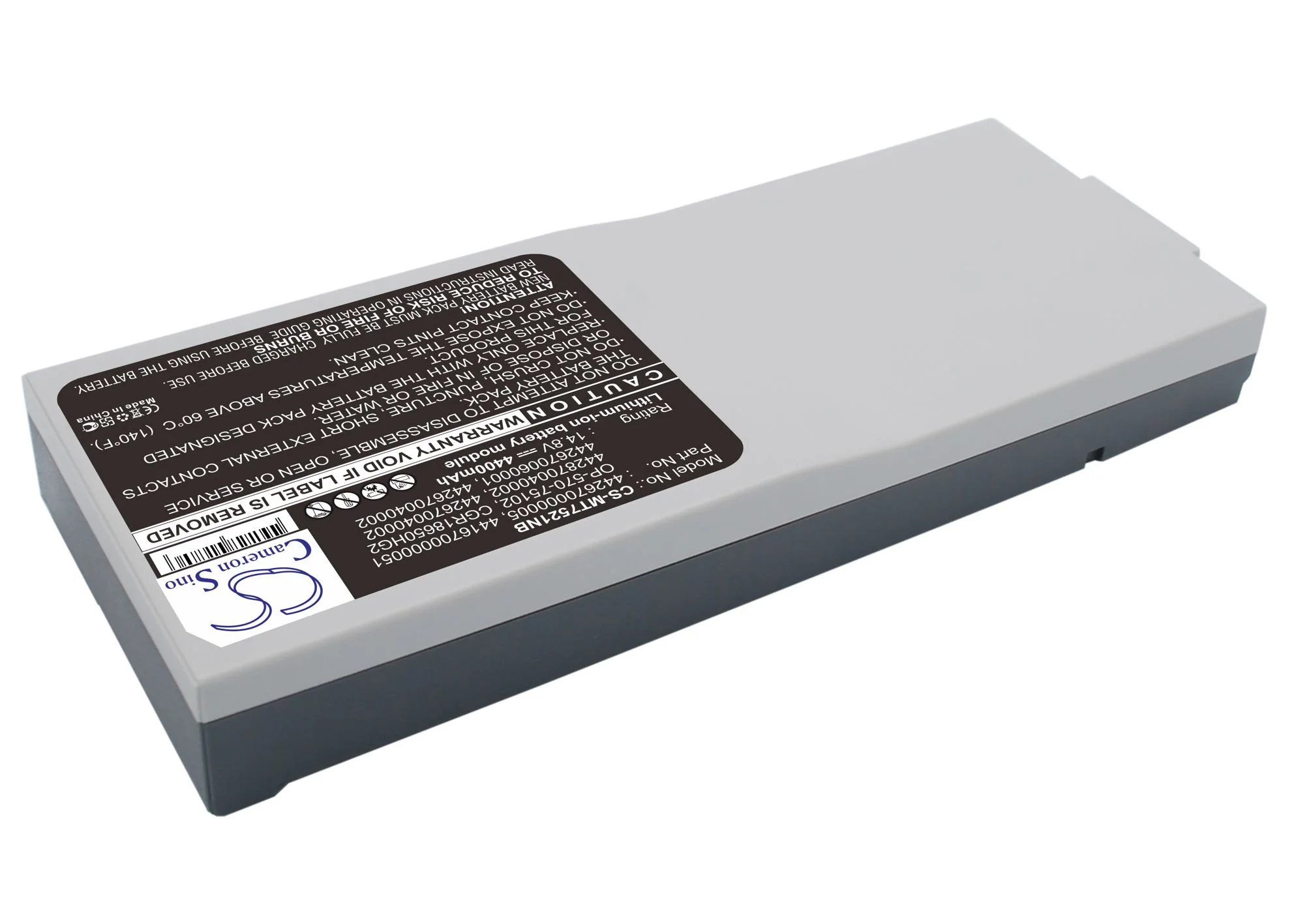 CS-MT7521NB : Battery for NATCOMP anote I-1014, anote I-1114, anote I-1115 and others - Replaces LIFETEC 442670000005, 4416700000051, 442670060001 and others - Image 3