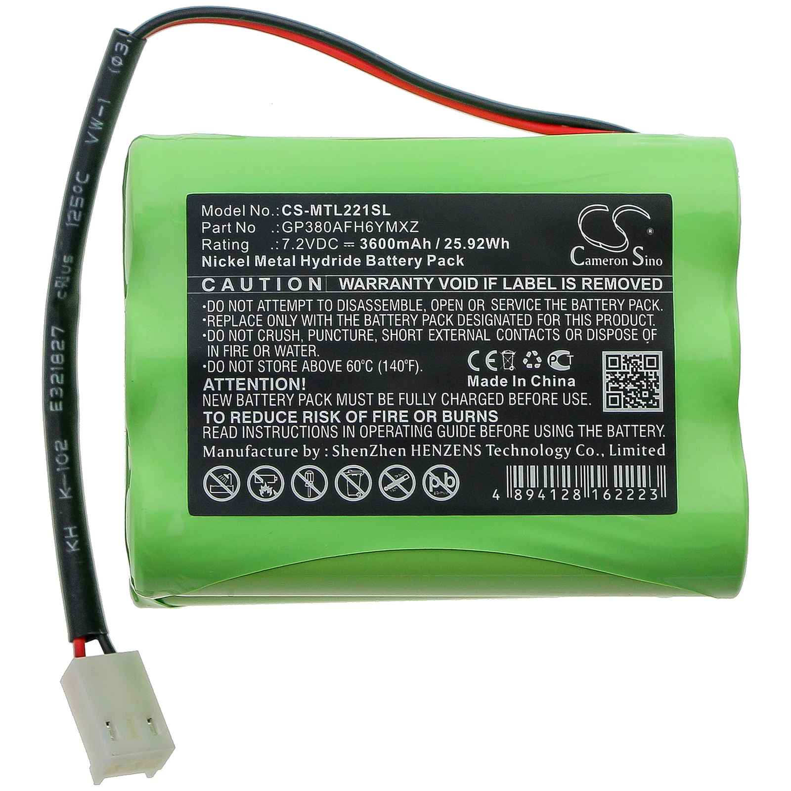 CS-MTL221SL : Battery for Transpal IND221 - Replaces Transpal GP380AFH6YMXZ - Image 3