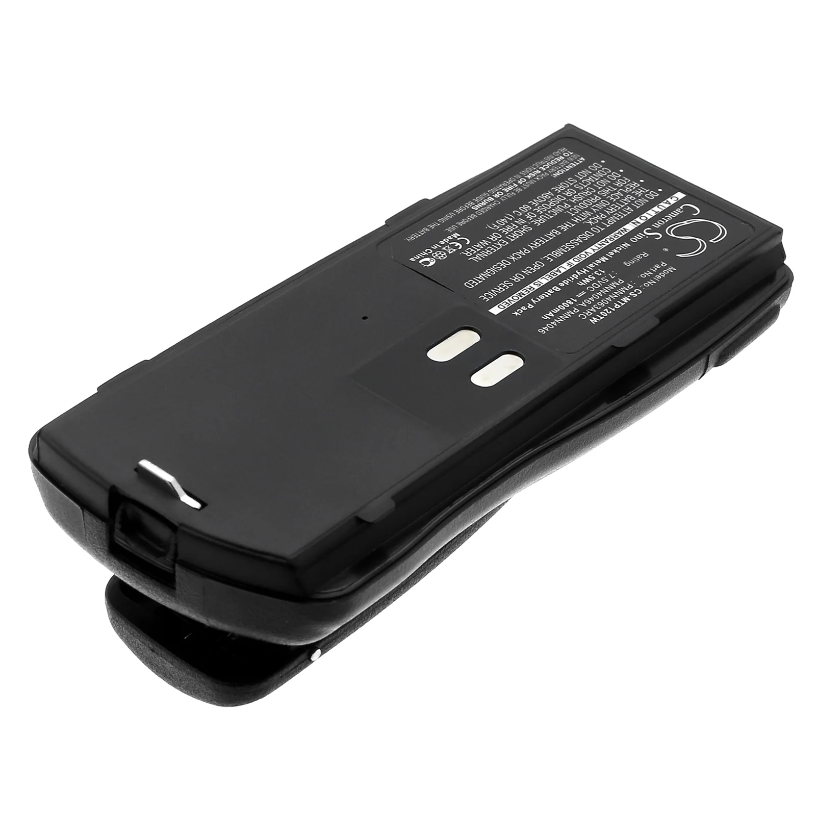 CS-MTP120TW : Battery for Motorola GP2000, GP2000s, SP66 and others - Replaces Motorola PMNN4046A, PMNN4046, PMNN4046R and others - Image 2