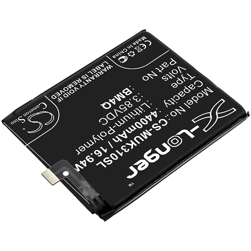 CS-MUK310SL : Battery for Pocophone Poco F2 Pro 5G - Replaces Xiaomi BM4Q - Image 2