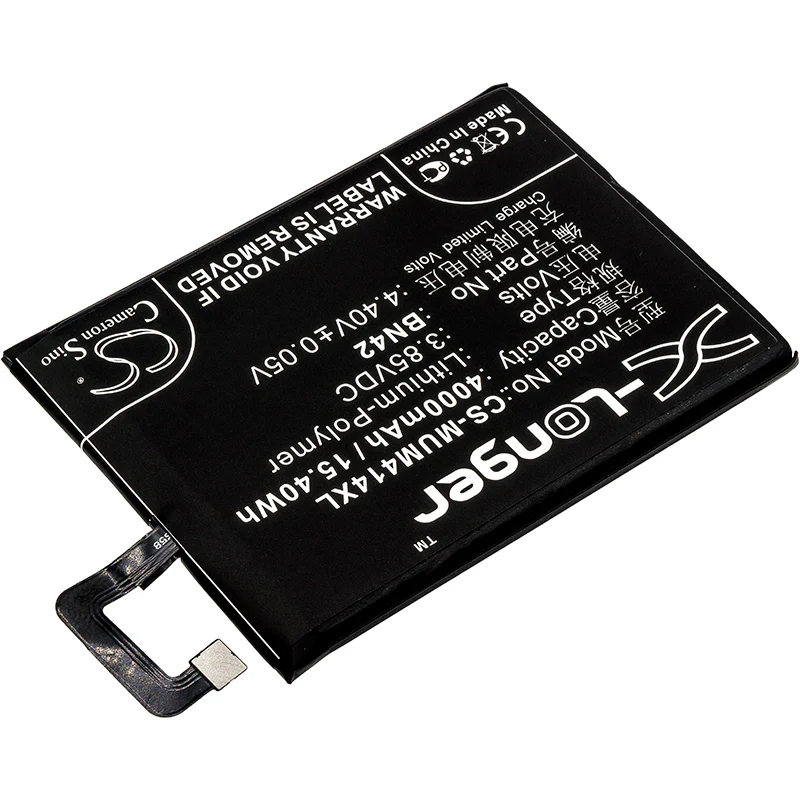 CS-MUM414XL : Battery for Xiaomi Hongmi 4, Redmi 4 Standard Edition, Redmi 4 Standard Edition Dual SIM and others - Replaces Xiaomi BN42 - Image 2