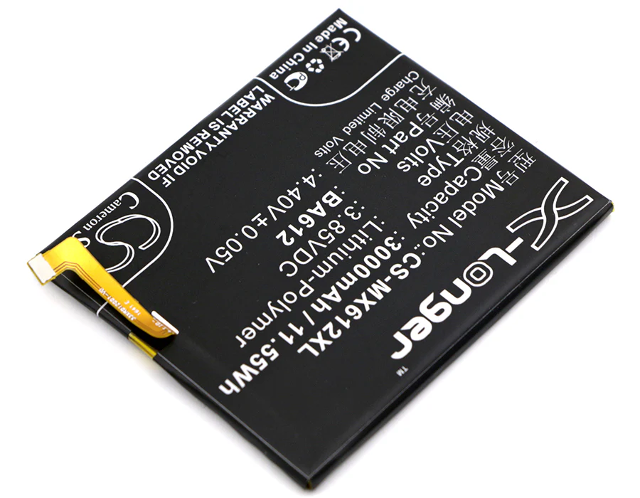 CS-MX612XL : Battery for Meizu M5s, M5s Dual SIM, M5s Dual SIM TD-LTE and others - Replaces Meizu BA612 - Image 2