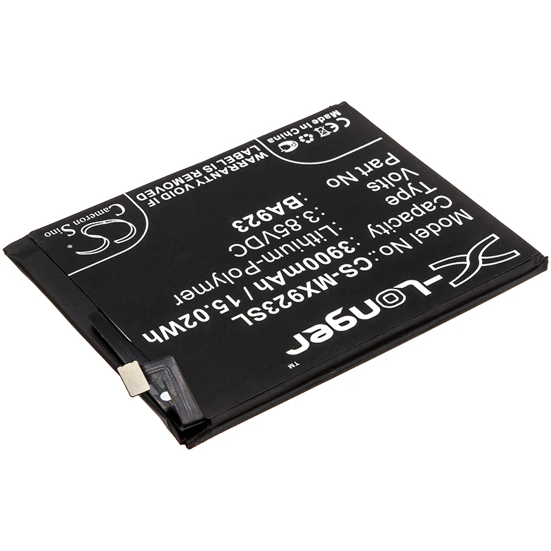 CS-MX923SL : Battery for MeiZu Note 9, M923Q, M1923 - Replaces MeiZu BA923 - Image 3