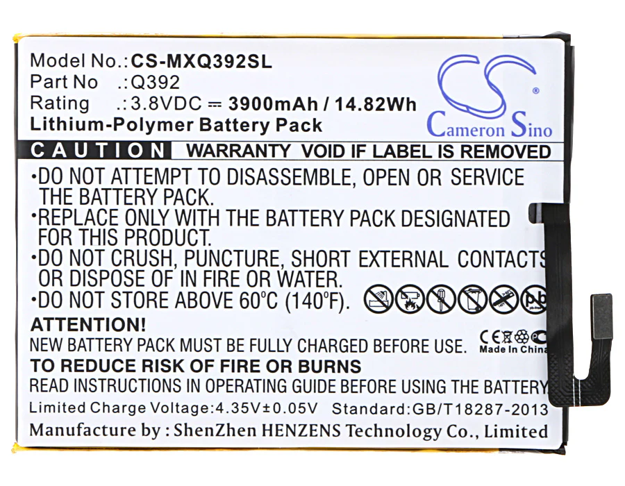 CS-MXQ392SL : Battery for Micromax Q392, Canvas Juice 3 - Replaces Micromax Q392 - Image 6