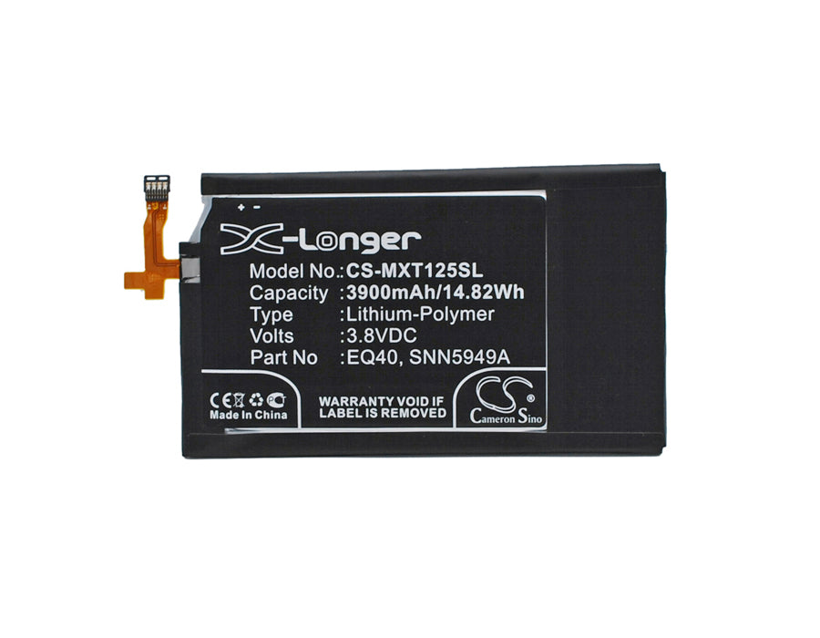CS-MXT125SL : Battery for Motorola Droid Turbo, Droid Turbo LTE, XT1254 and others - Replaces Motorola EQ40, SNN5949A