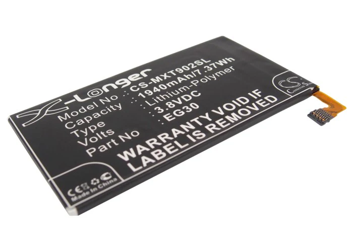 CS-MXT902SL : Battery for Motorola RAZR I, MT788, XT890 and others - Replaces Motorola EG30, SNN5916A