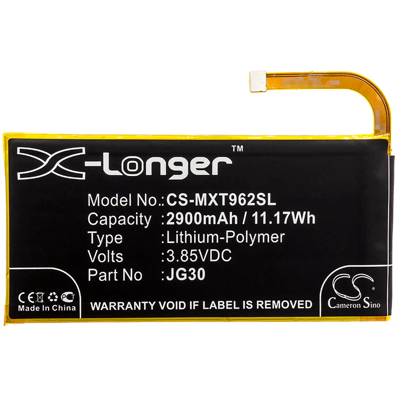 CS-MXT962SL : Battery for Motorola Moto G7, XT1962-1, XT1962-4 and others - Replaces Motorola JG30 - Image 3