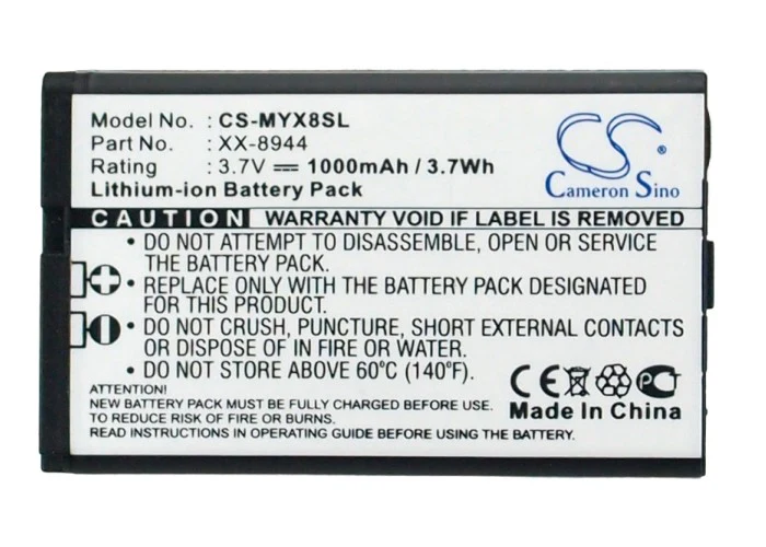 CS-MYX8SL : Battery for Sagem MYX-8, MYX8 - Replaces Sagem XX-8944 - Image 5
