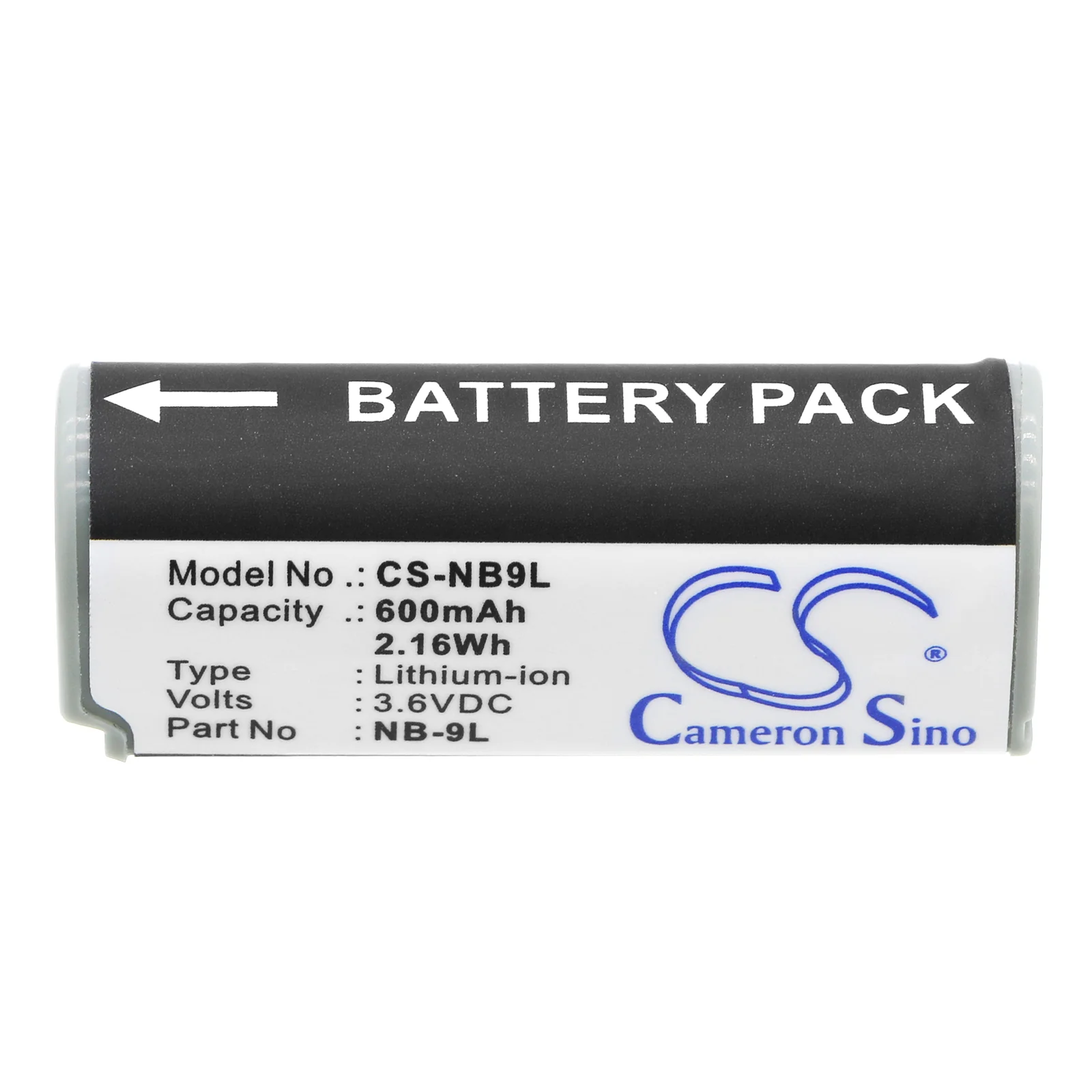CS-NB9L : Battery for Canon SD4500IS, IXUS 1000 HS, IXY50S and others - Replaces Canon NB-9L - Image 5