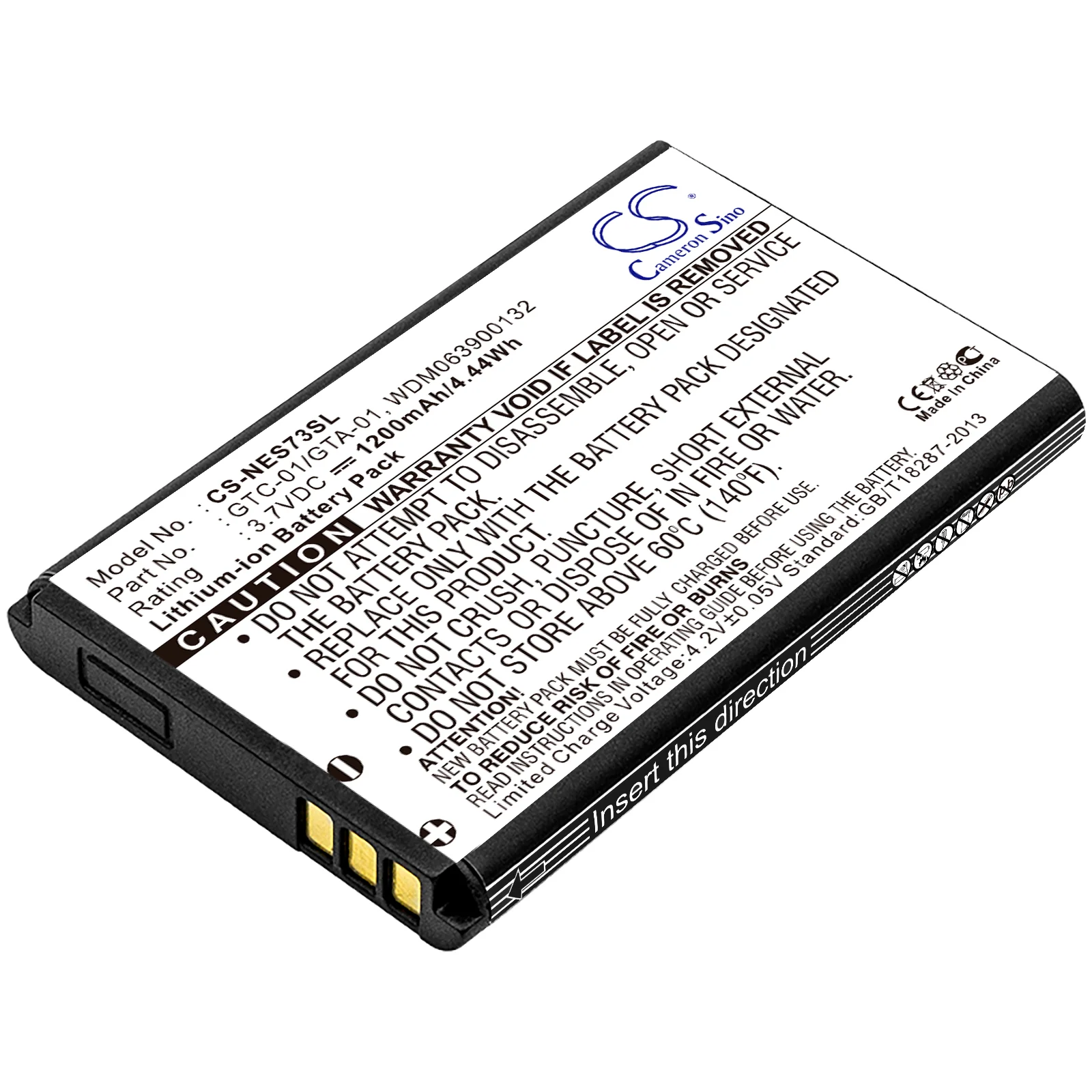 CS-NES73SL : Battery for Neo 1973 - Replaces Neo GTC-01/GTA-01, WDM063900132 - Image 3